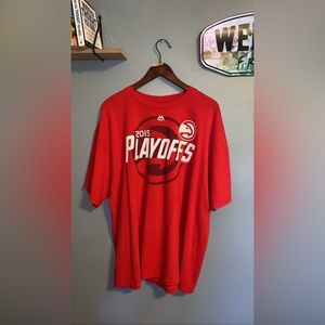 2015 Atlanta Hawks Playoffs T-Shirt (Size 2XL)